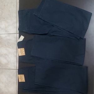 3-NWT Dark blue Original Straight American Eagle men's pants 30x34